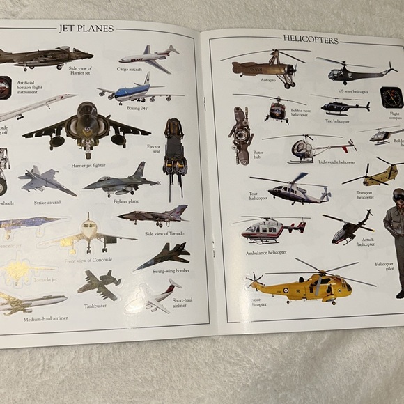 !**KIDS BOOKS 4/$10**! Aircraft More Than 60 Reusable Full-Color Stickersby 2005 - Picture 5 of 9